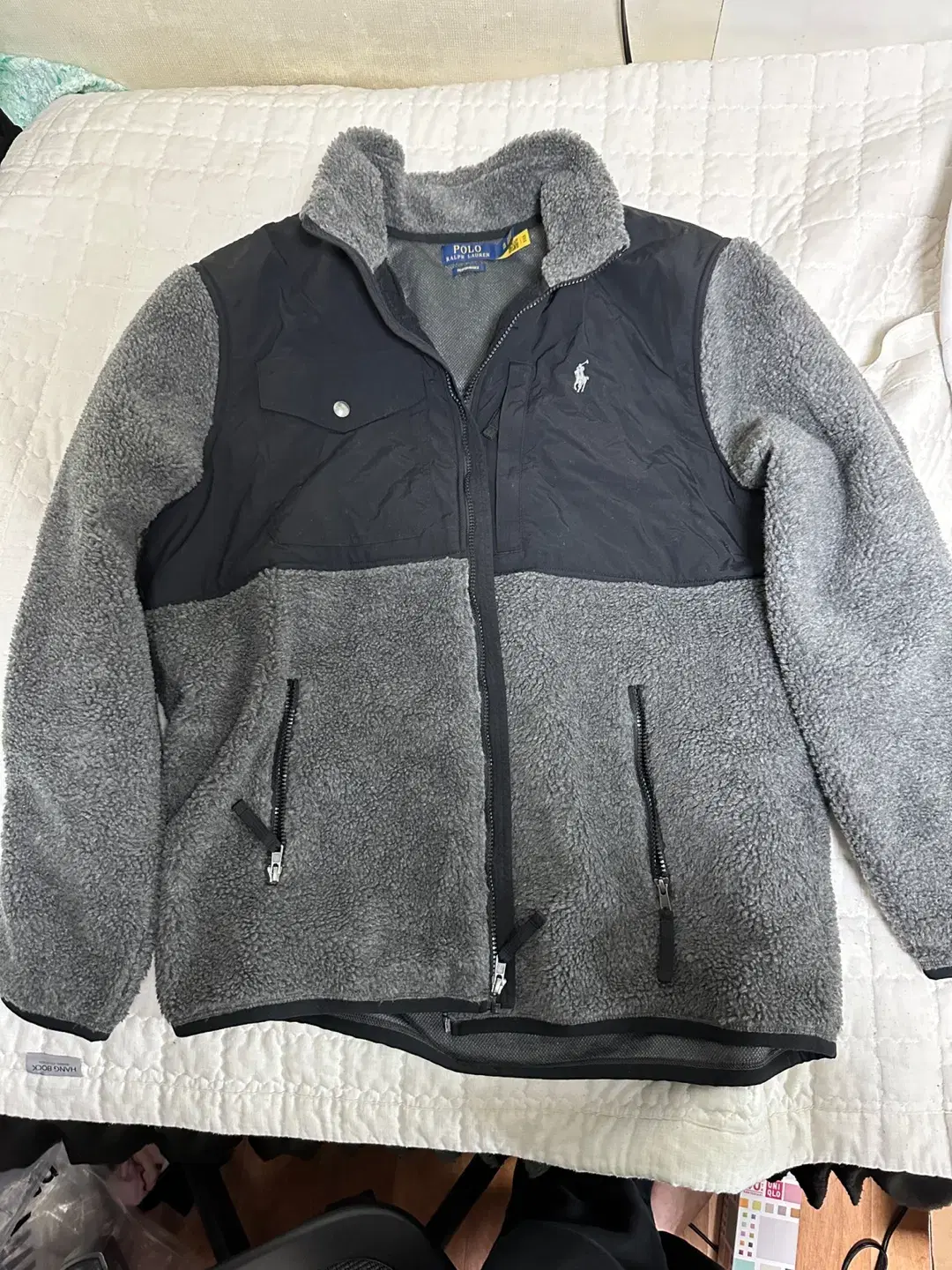 [Brand New] XL Polo Ralph Lauren Sherpa Fleece Fleece Hooded Jacket