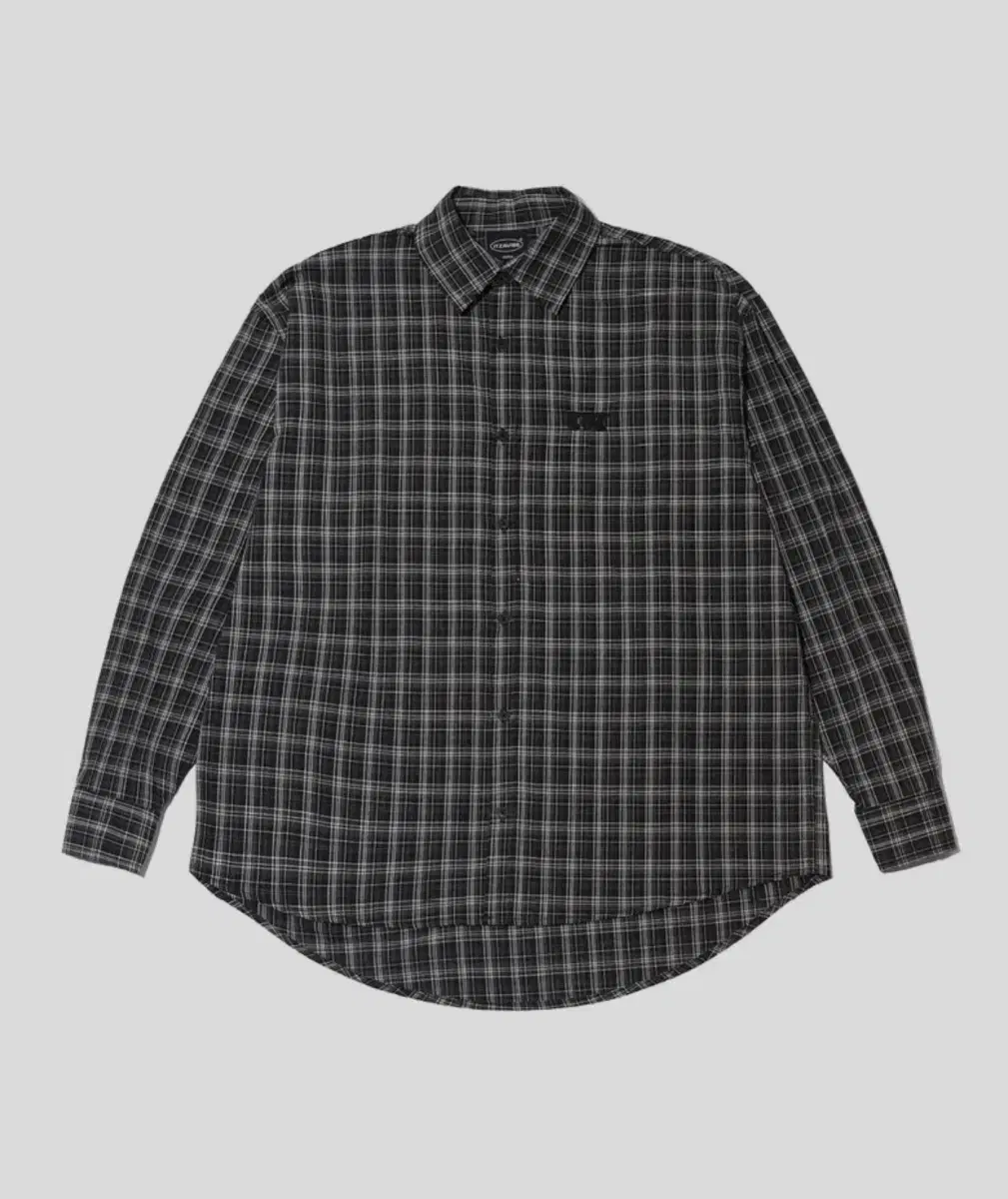 잇자바이브 체크 셔츠 ITZ MINI LOGO CHECK SHIRT