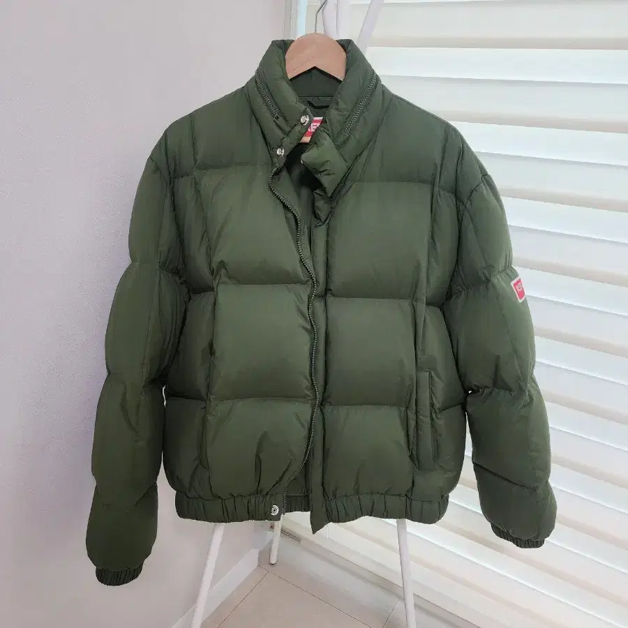 Kenzo Boxy Padded Jacket Dark Khaki S