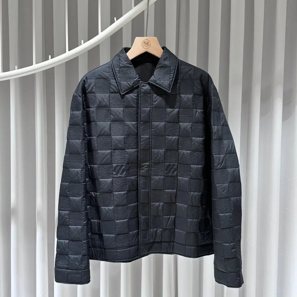 Louis Vuitton Damier Logo Lightweight Padded Jacket / Unused52