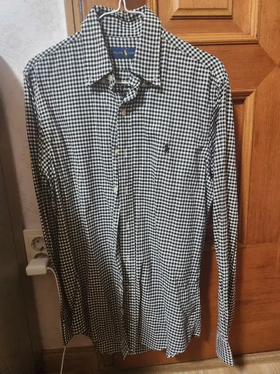 Polo Ralph Lauren Houndstooth Pattern Long Sleeve Shirt