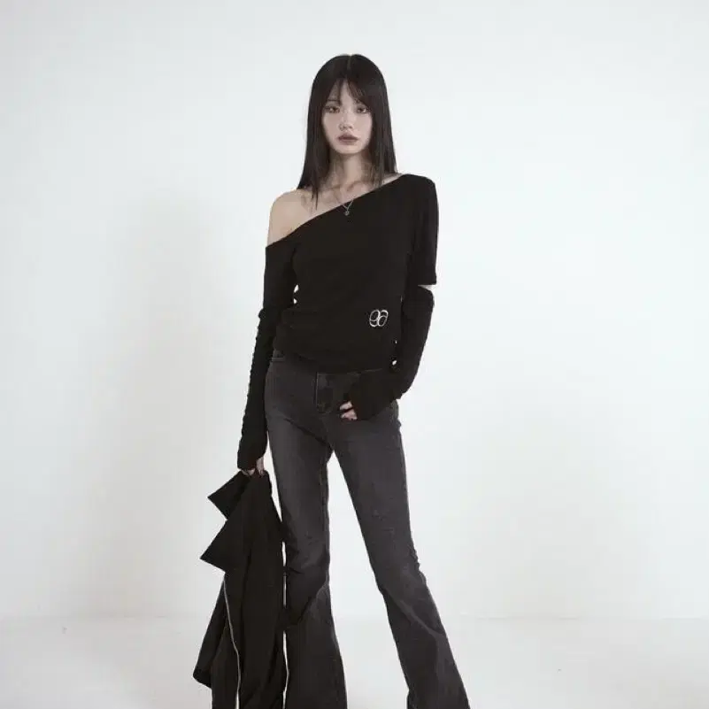 애즈온 마지팬츠 블랙 L MARGE PANTS / BLACK