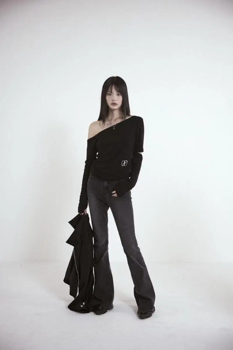 애즈온 마지팬츠 블랙 L MARGE PANTS / BLACK