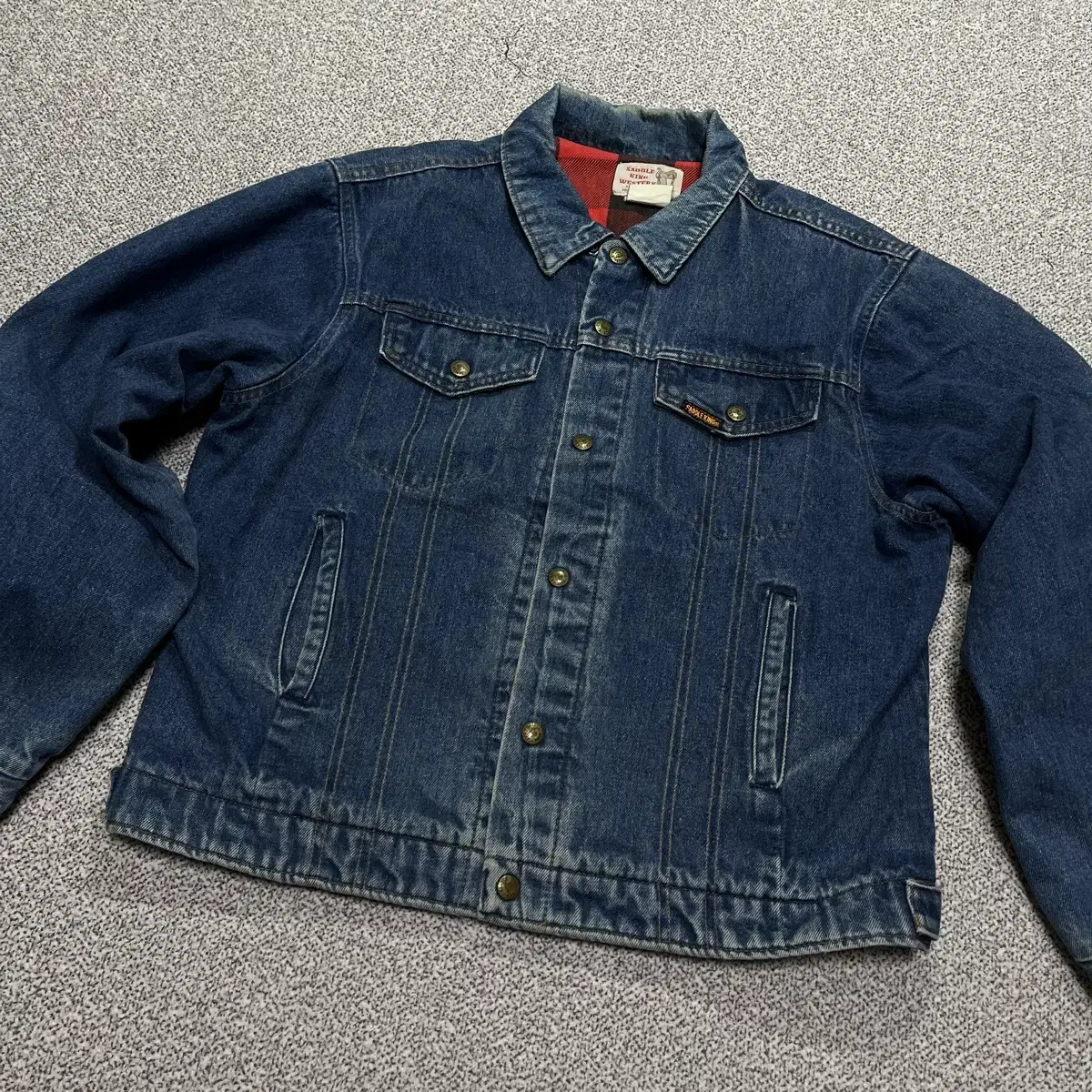 Saddle king Western Western Denim Jacket (M)