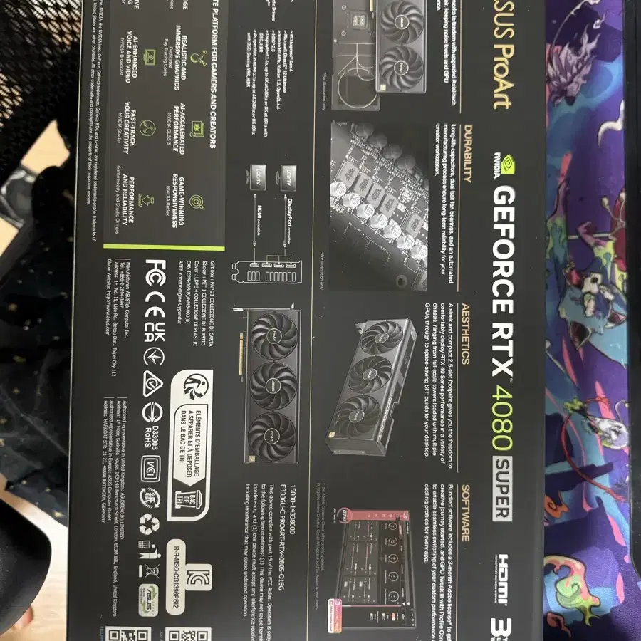 Asus rtx 4080 super proart 프로아트