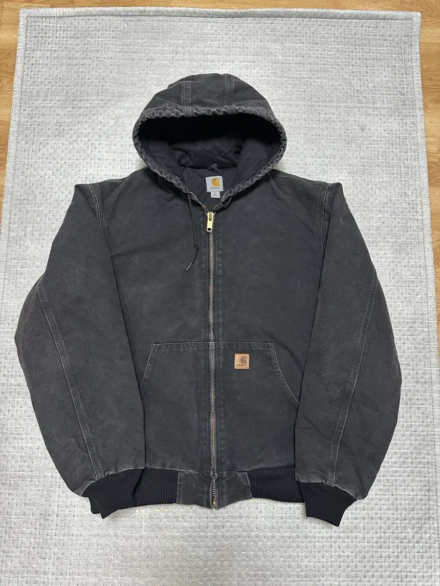 [L] Calhart Sandstone Duck Active Jacket J130 Black