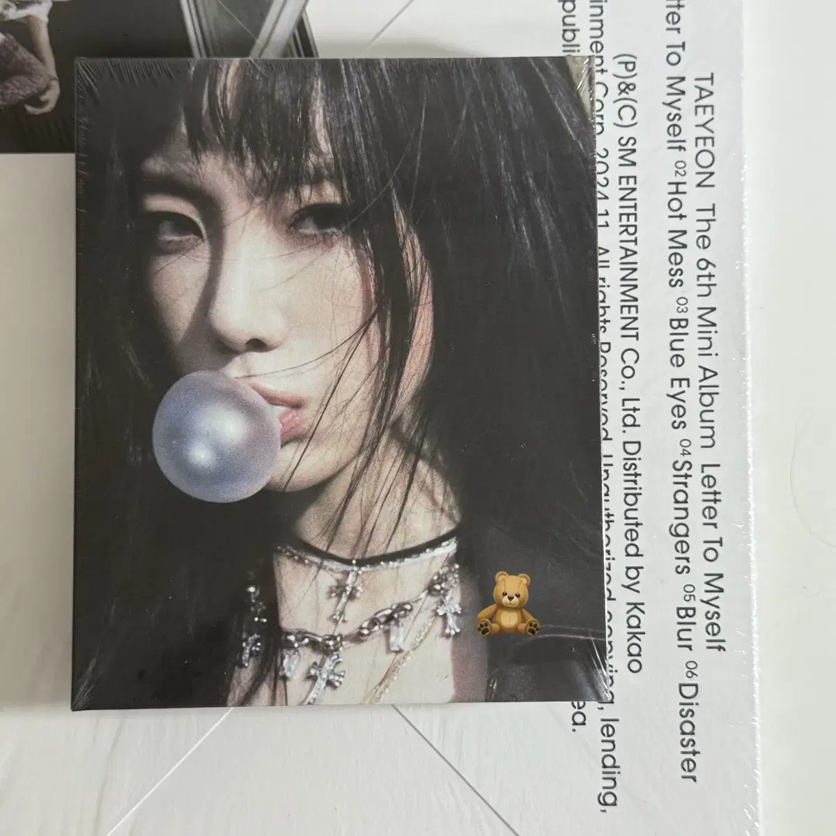 Taeyeon sealed Letter to MySelf album MySelf version of photocard