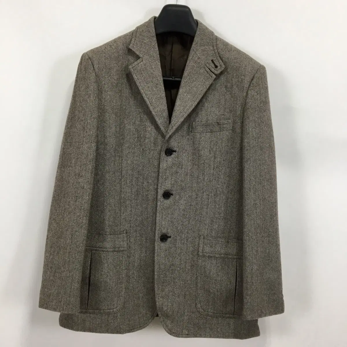 100% Giosongio Herringbone woolen jacket for Men