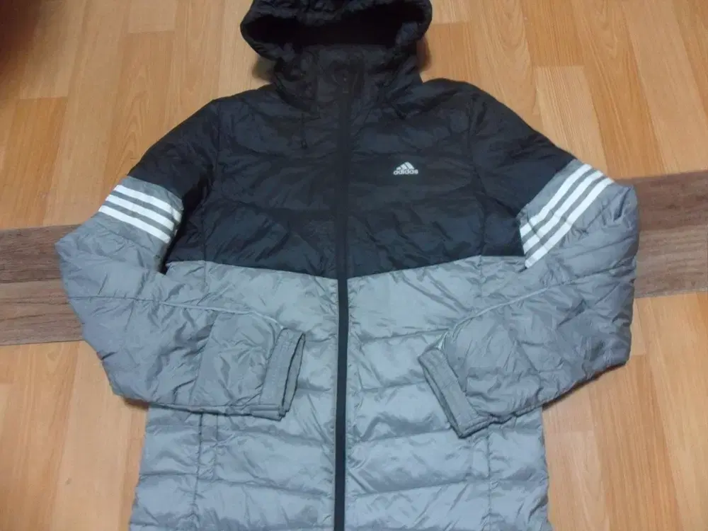 6,000KRW Adidas Men's Hooded Goose Down Jacket Jumper Parka Gu-2