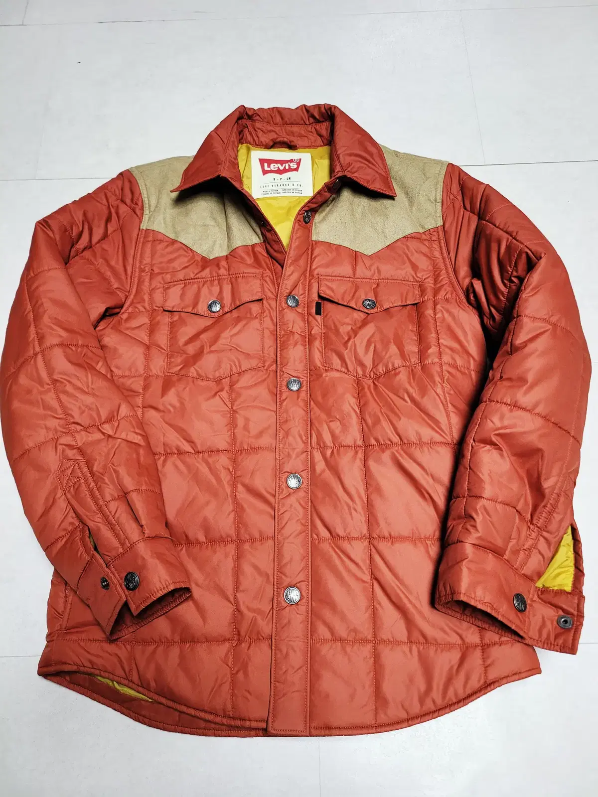 Levi's Western Pertex Quilted Padded Jacket ConditionPeak Pole1072