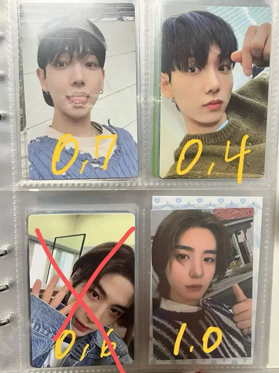 boynextdoor sungho riwoo myung jaehyun taesan leehan woonhak photocard demamu unreleased photocard