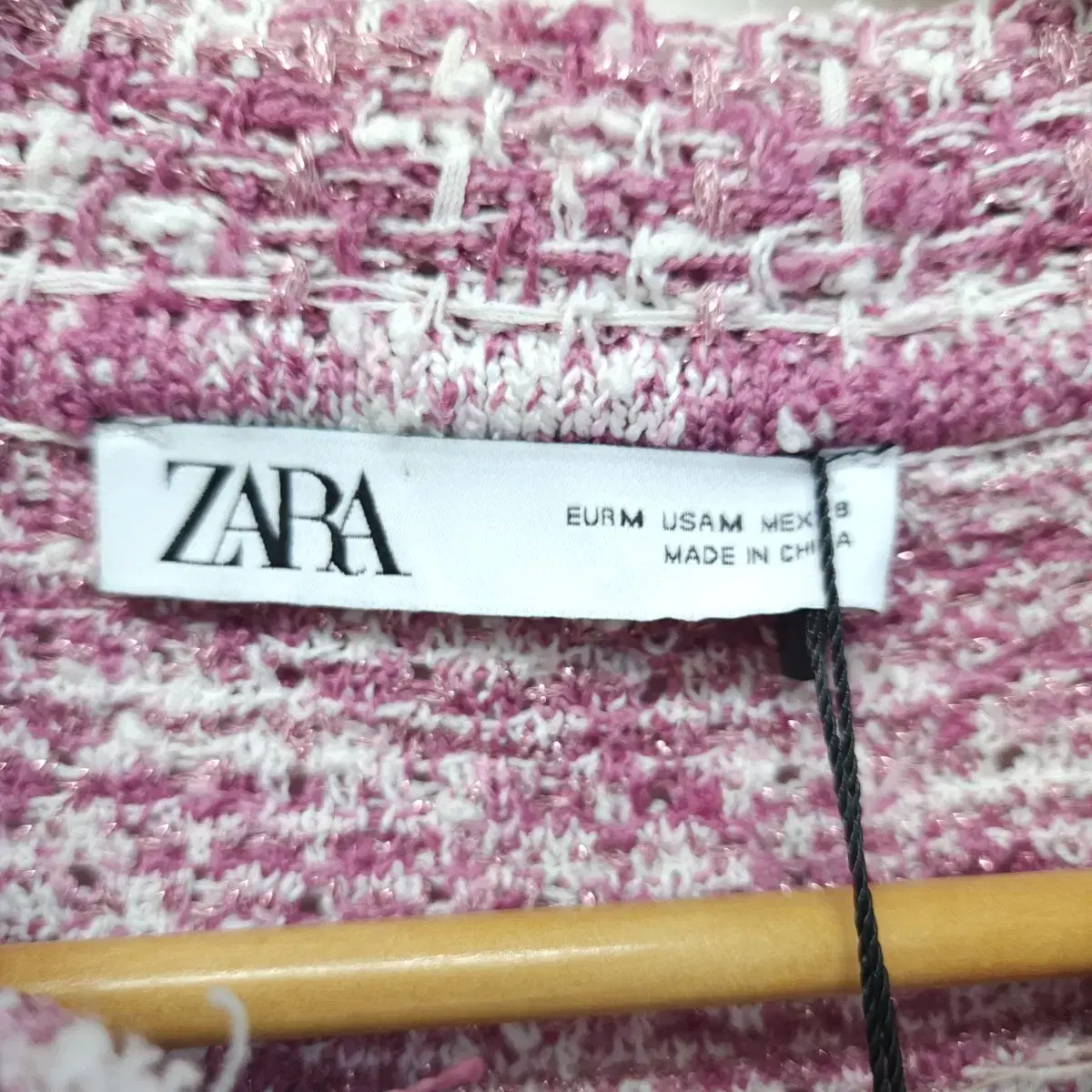 자라 zara 새상품 트위드 자켓 M