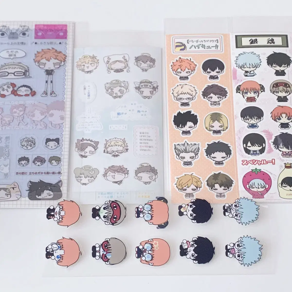 Gintama haikyuu sticker Tongpan wts Jet Jet-sama