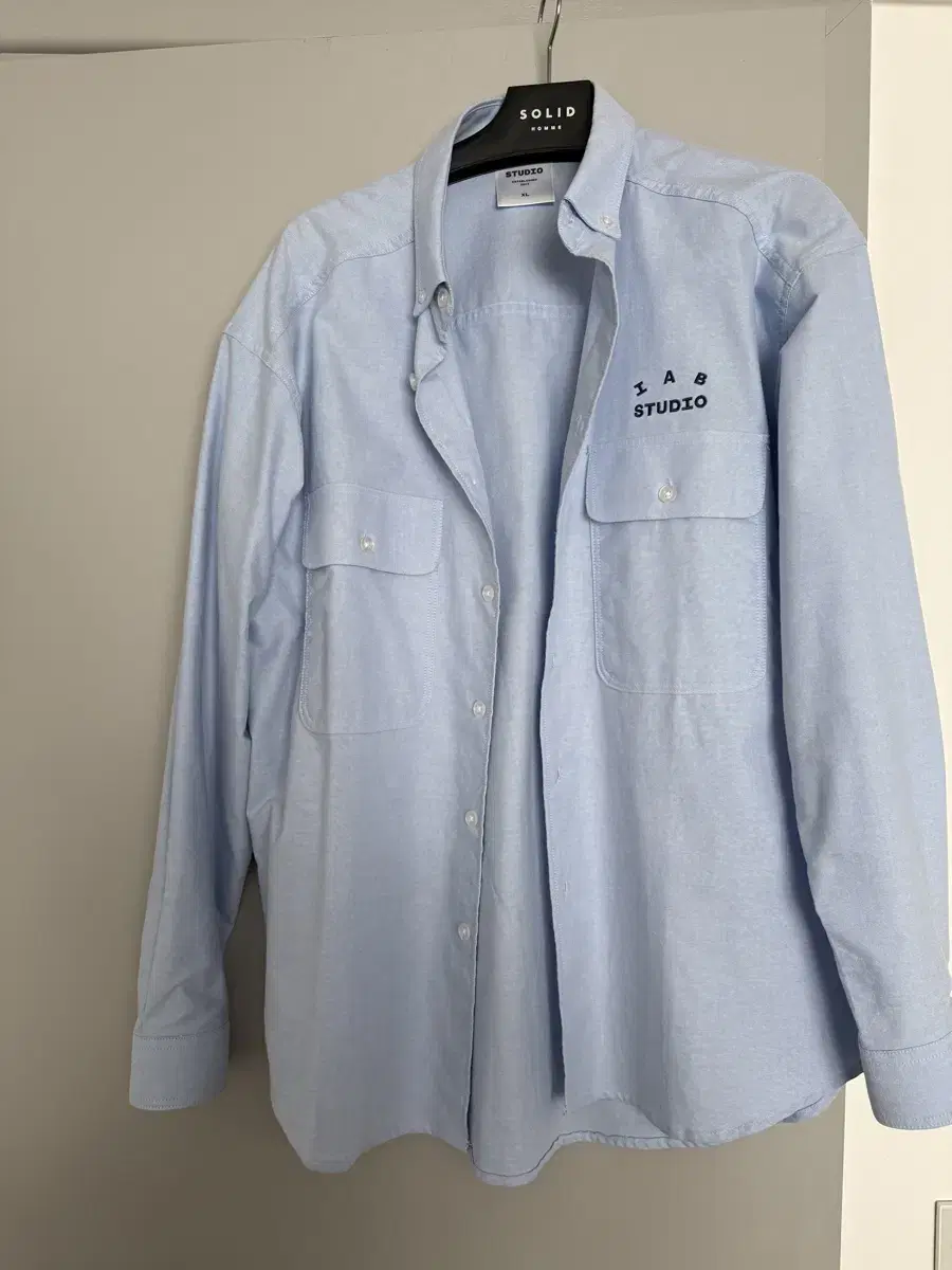 IAB Studio Work shirt skyblue (아이앱스튜디오)