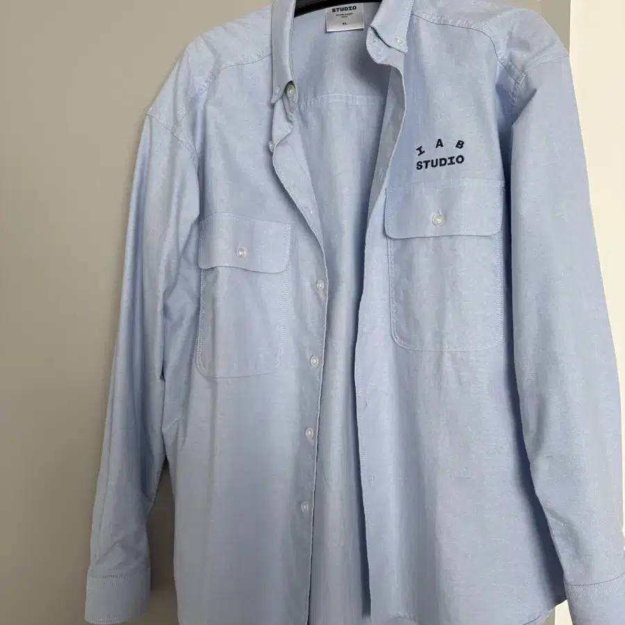 IAB Studio Work shirt skyblue(아이앱스튜디오)