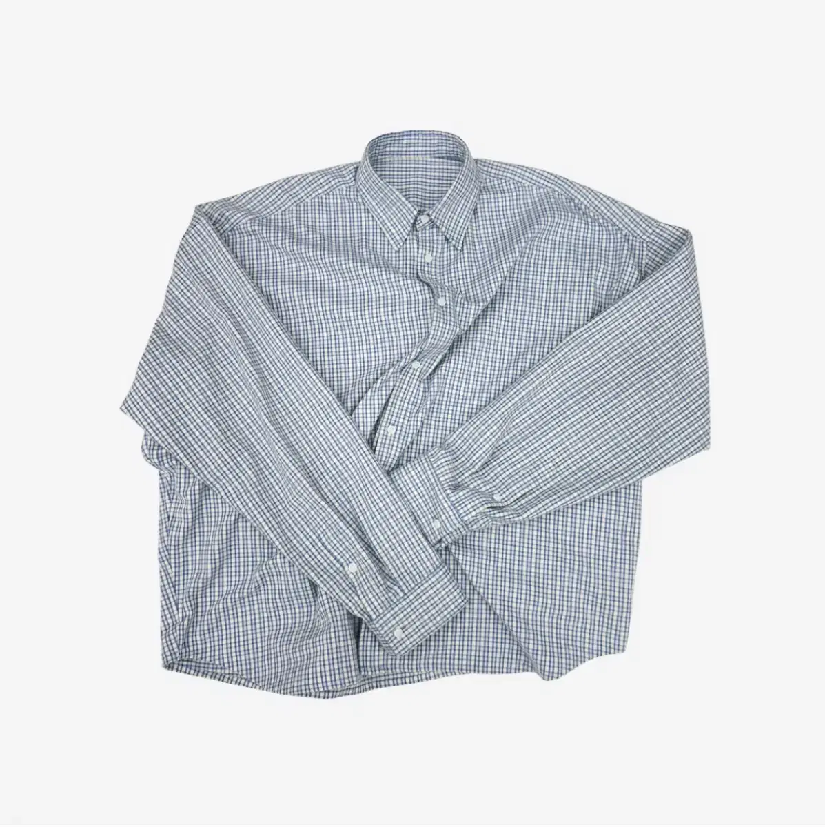 [2] Non-Node Flexible String Shirt Sky Blue