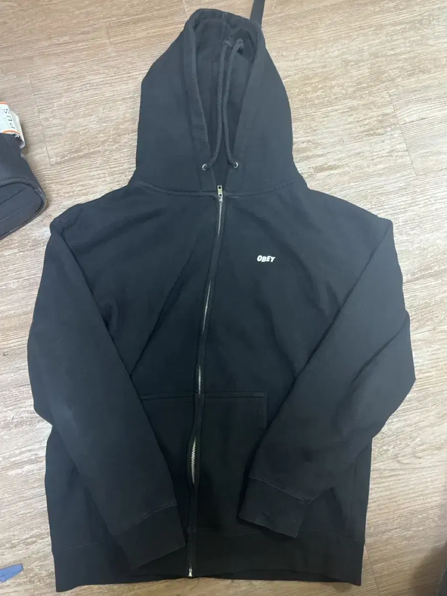 Obey Hooded Zip Up L