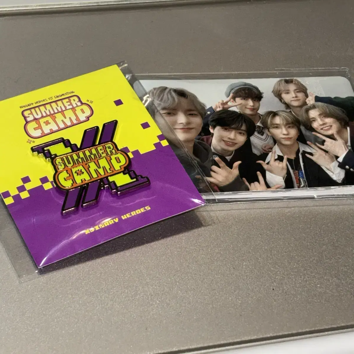 1st XD's XDinary Heroes Summer Camp Badge kit Official Photocard