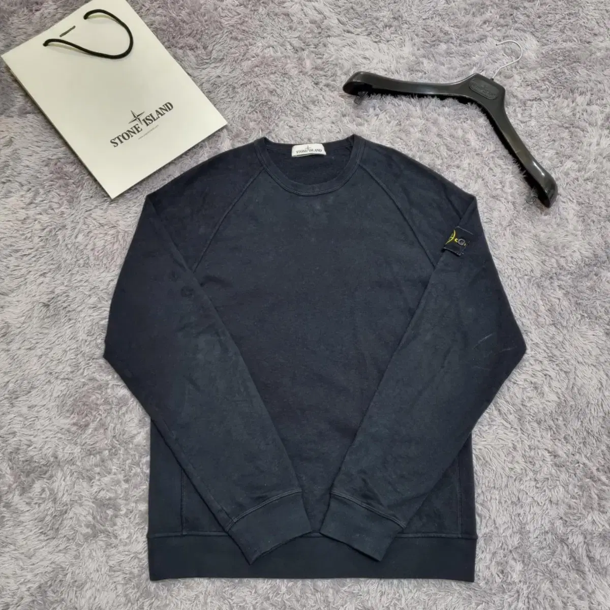 {L}[21ss]Stone Island Man-to-Man Tom Brown Army Moncler Off-White