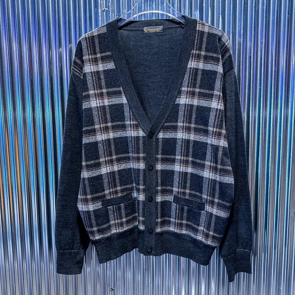 Gianni Valentino Check Cardigan (Domestic XL) CE827