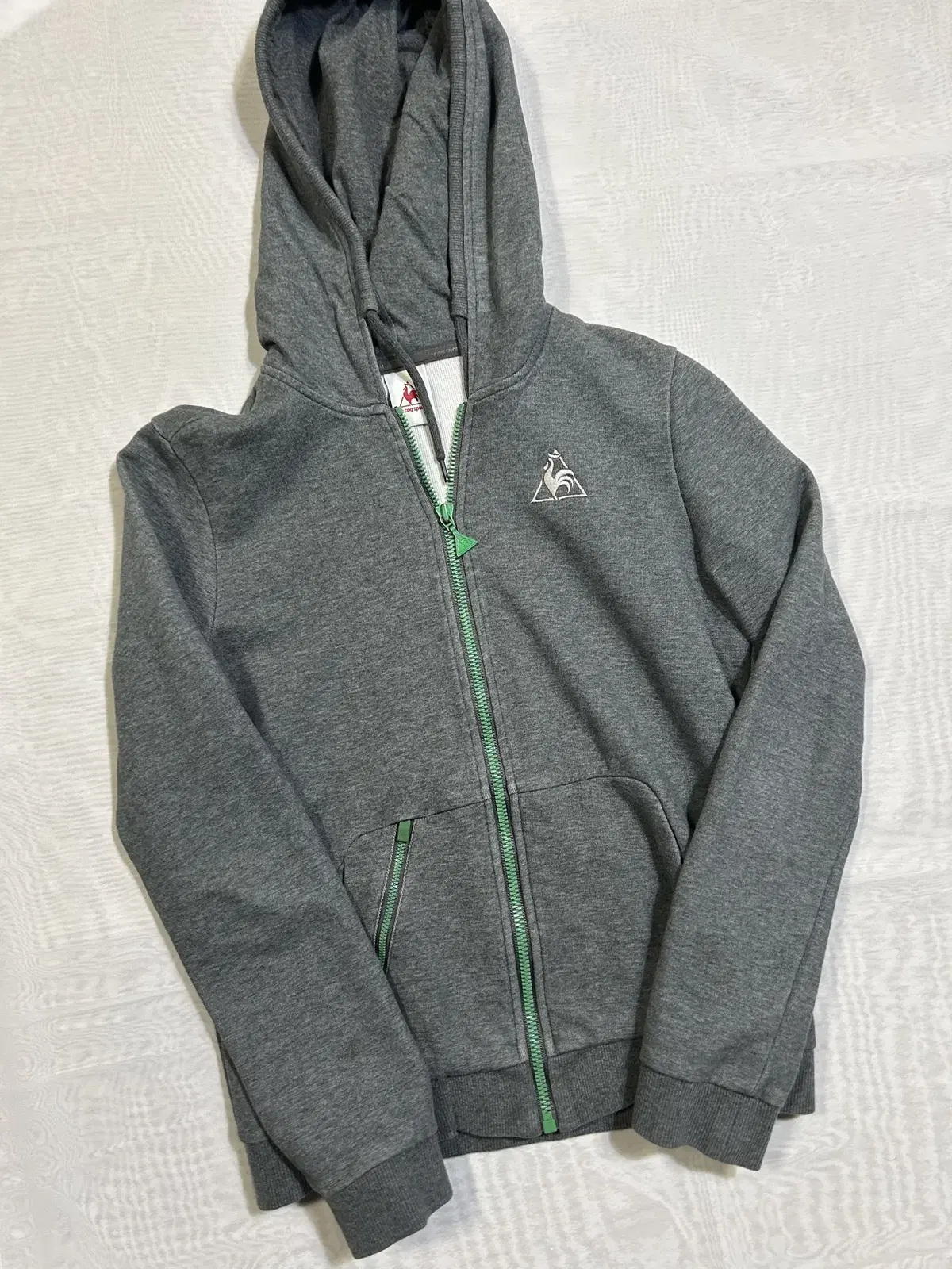 [S] LeCoq Hooded Zip-up Grey