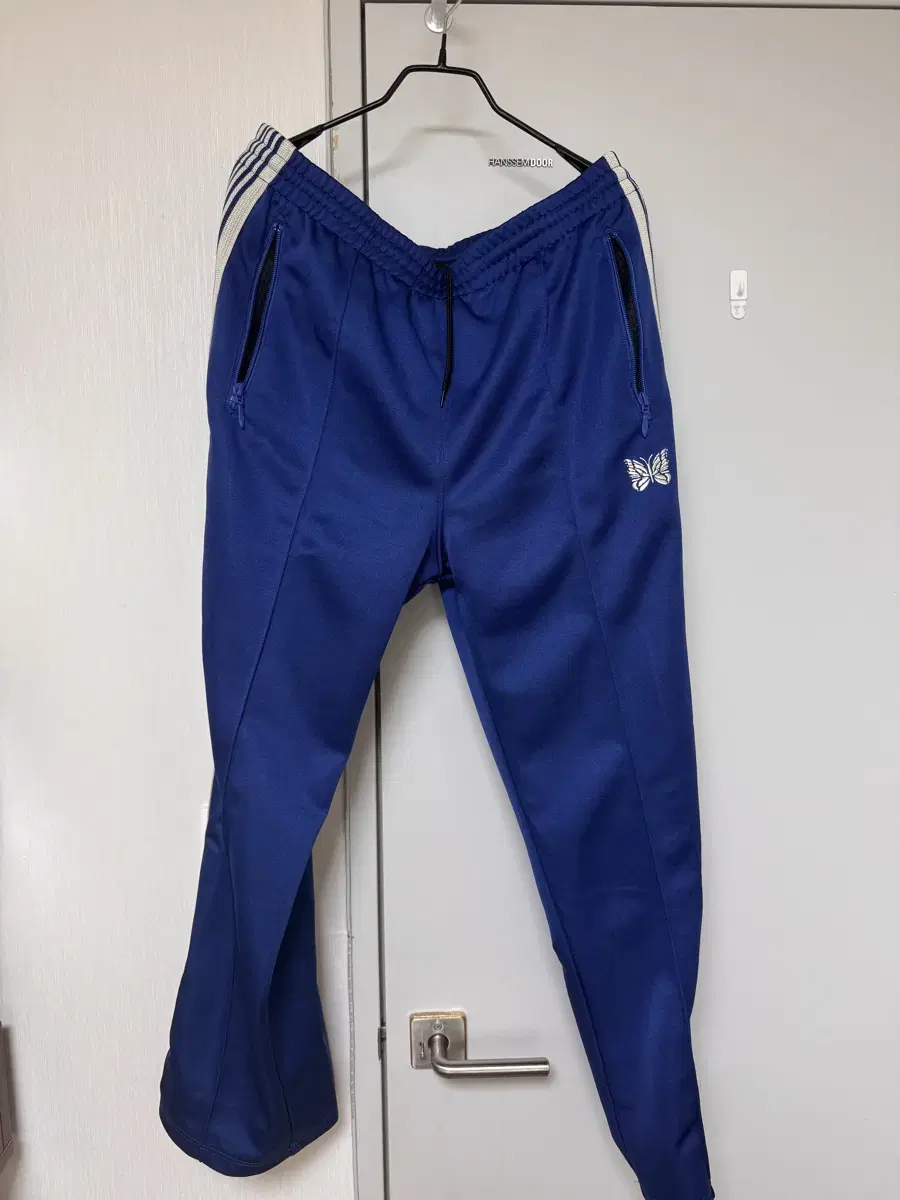 Needles Track Pants Straight Royal Blue, Gumbo M