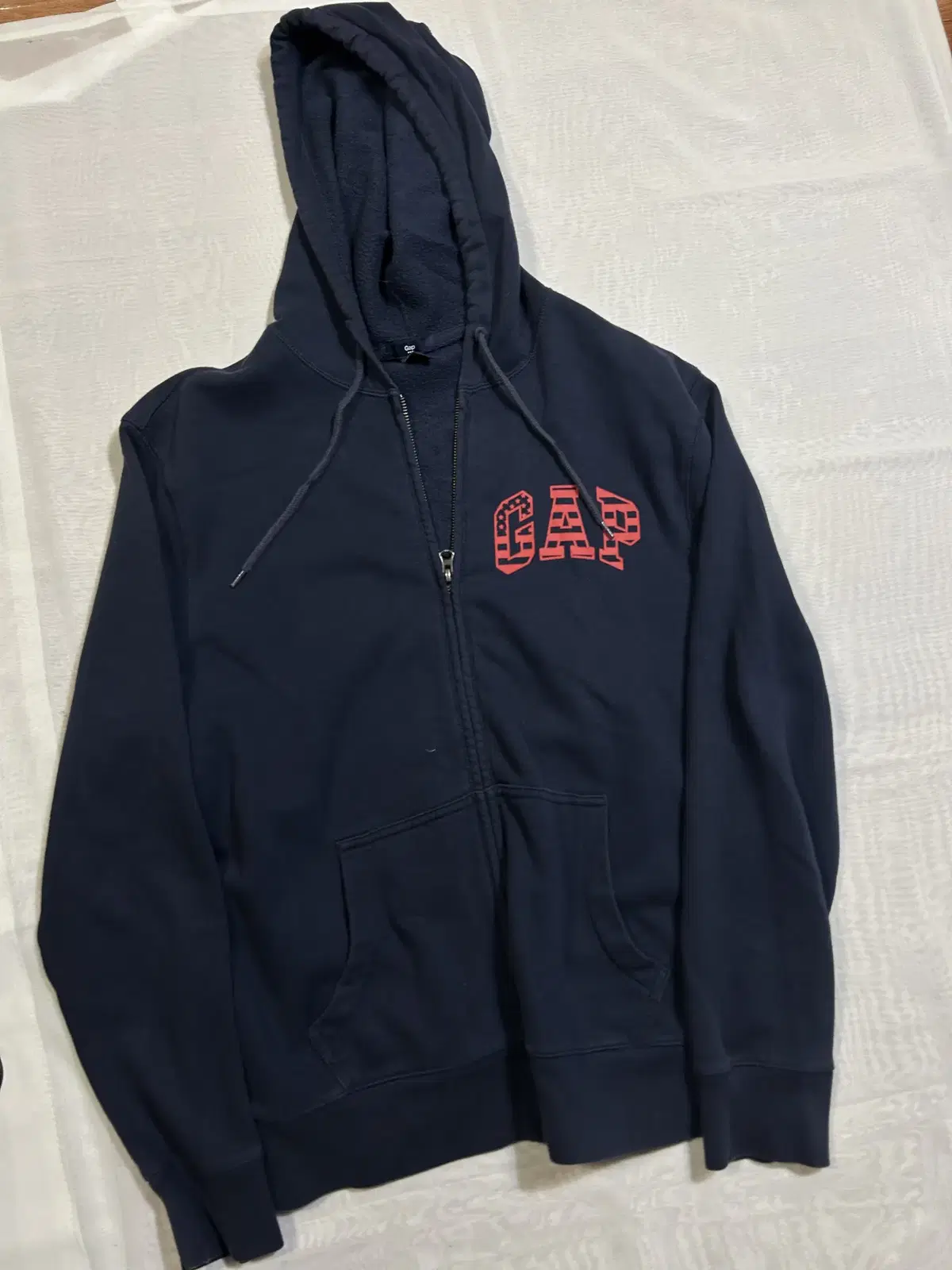 [M] Gap Hoodie Zip-up Navy