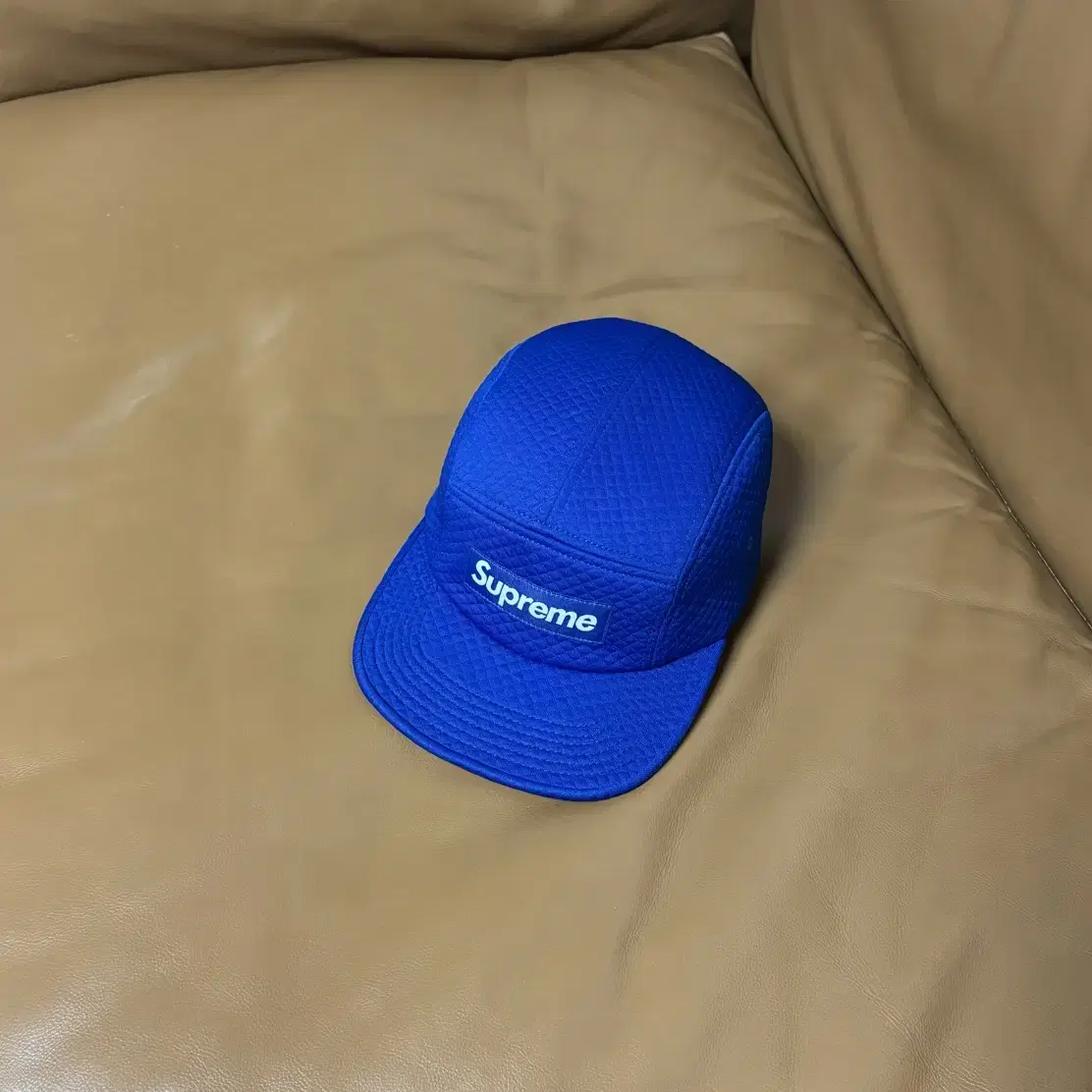 Supreme 슈프림 캠프캡 모자 (Royal Blue)