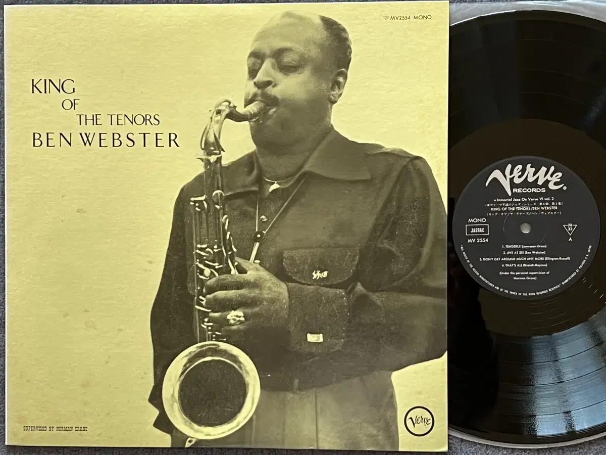 LP : Ben Webster - King Of The Tenors