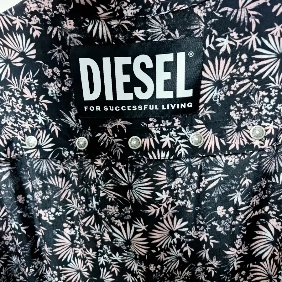 DIESEL 디젤 플라워 프린팅 비스코스 원피스