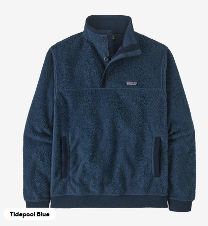 New [L] MSRP25.9K Patagonia Furless Fleece Pullover Navy Sells