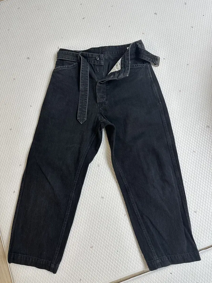 Komori Belted Denim Pants Black 1 size