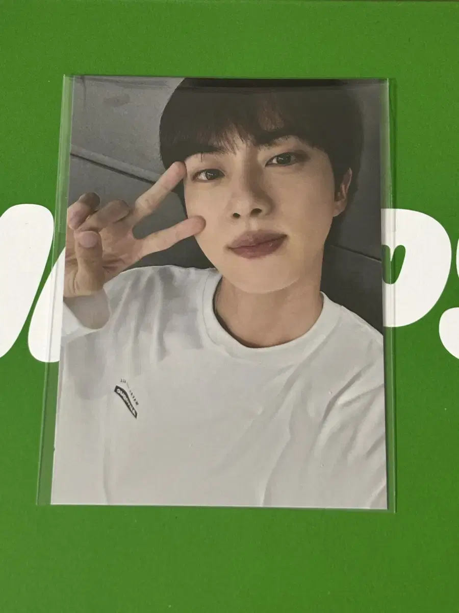 bts jin seokjin happy happy pop up 70,000 won photocard wts!