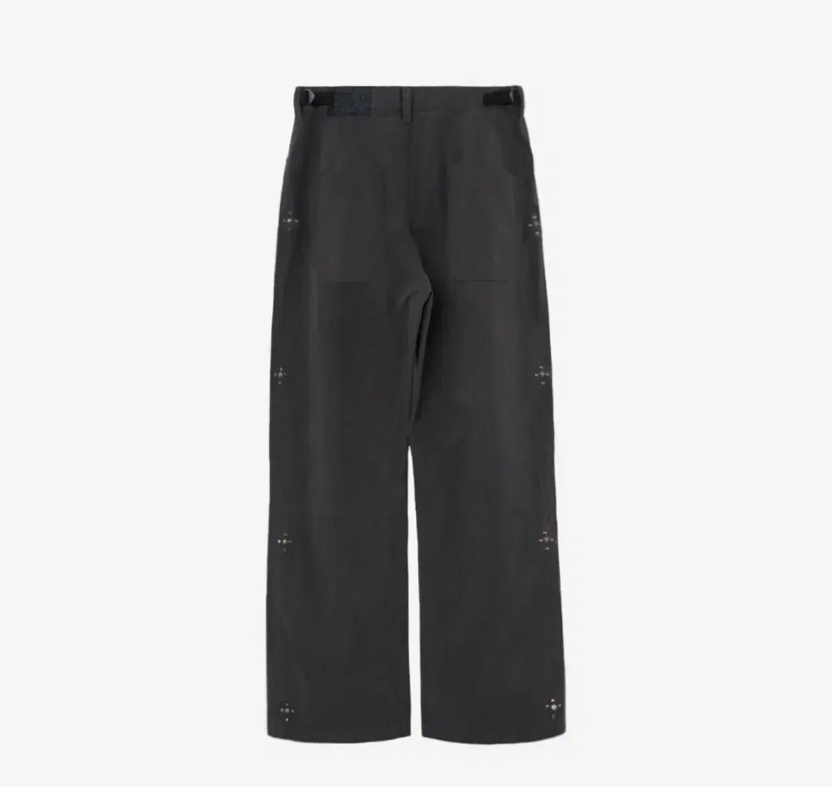 3) Polythene 1011 Rivet Goshima Pants Vintage Charcoal TheModern New