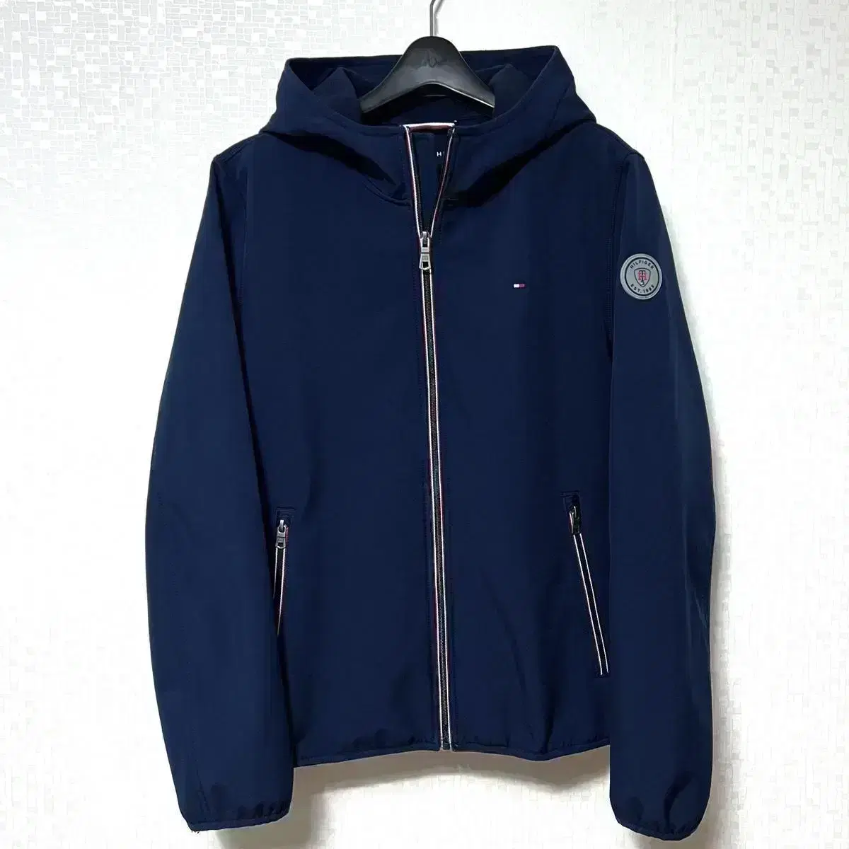 [S,90]Tommy Hilfiger Windbreaker Hooded Zip-up Jacket Tommy