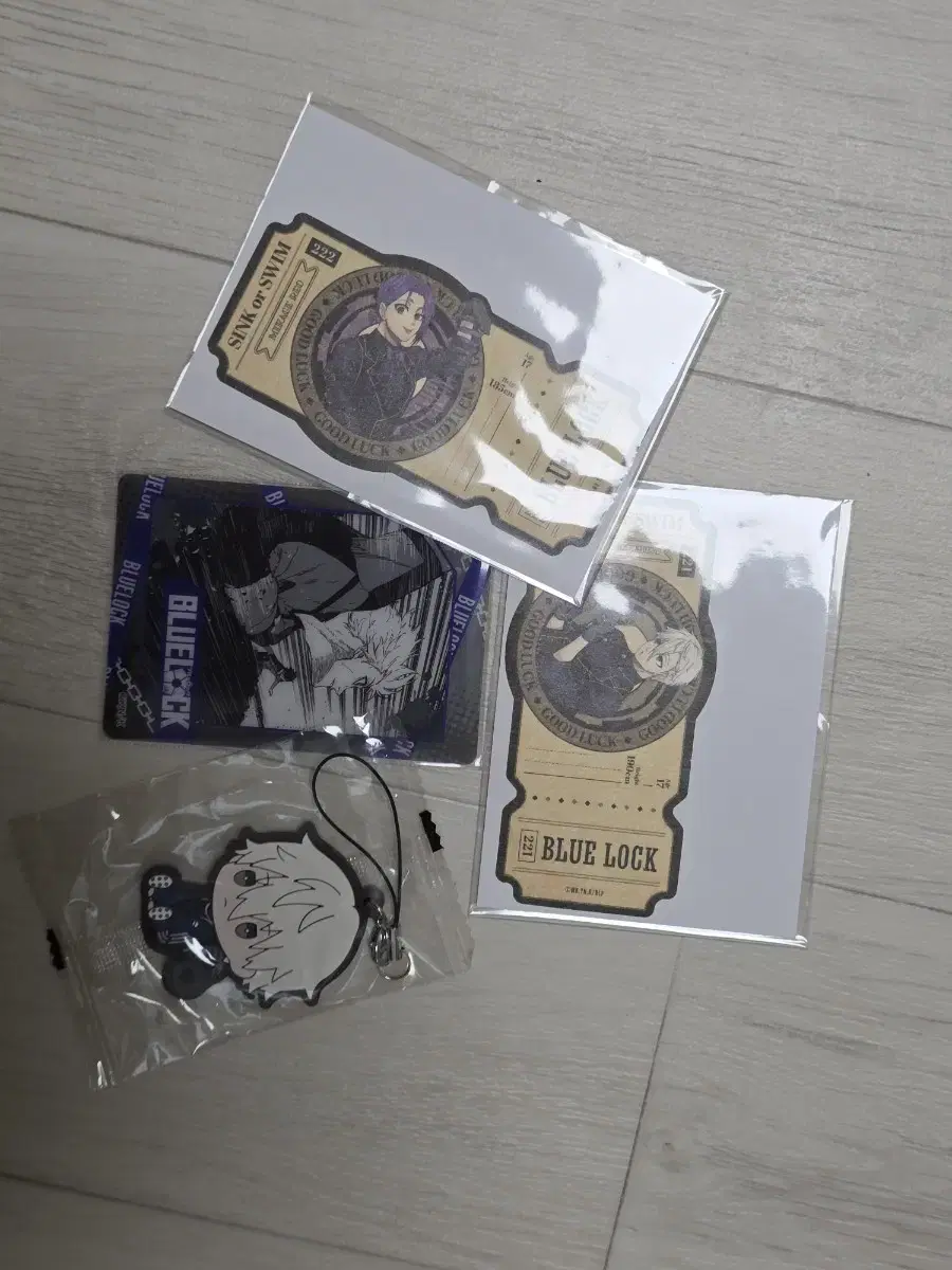 블루록 나기 세이시로 미카게 레오 키링 후아보카 딜러 스티커