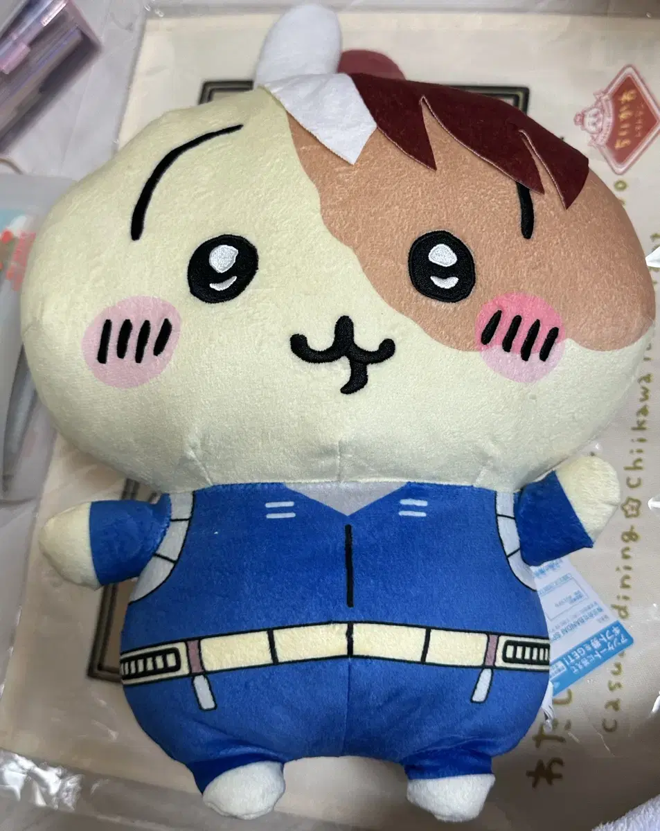 Chiikawa and Hiroaka collaboration Ushigi dolls