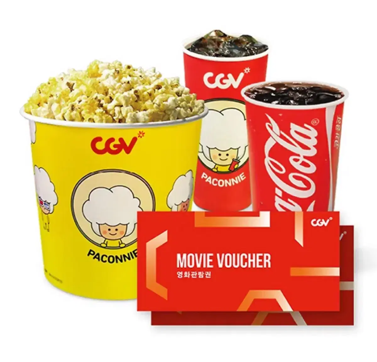 Cgv 2인 고소팝콘 콜라 세트