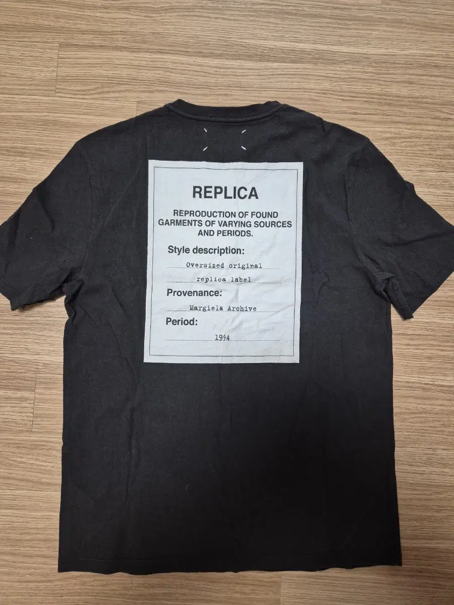 Margiela Replica T-Shirt Charcoal (48)