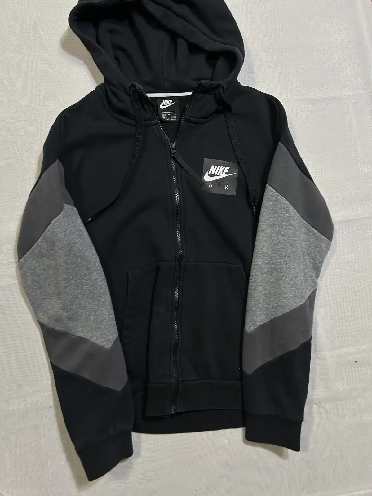 [M] Nike Air Hoodie Zip Up Black