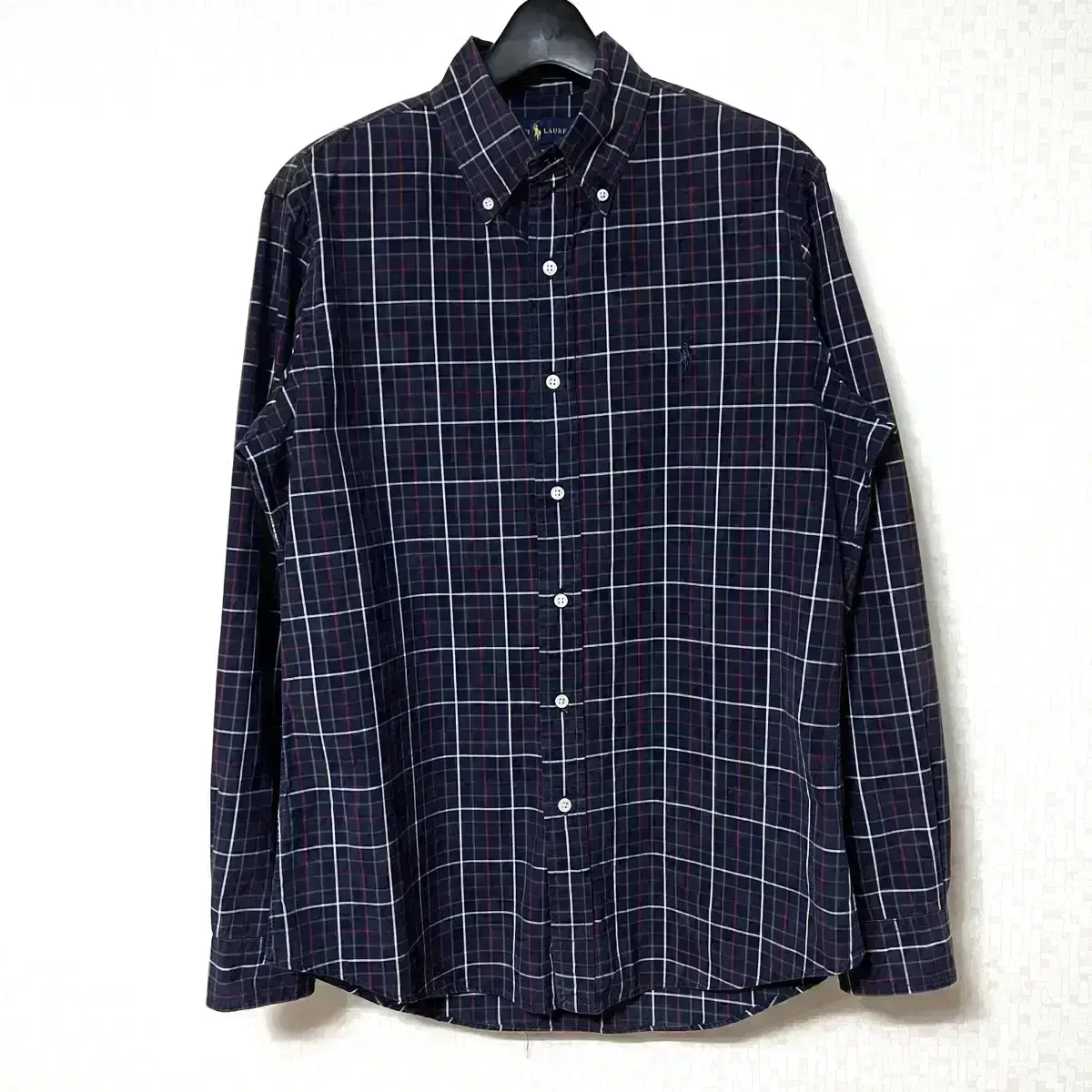 [M,95](Genuine)Polo Ralph Lauren Check Shirt Nambang