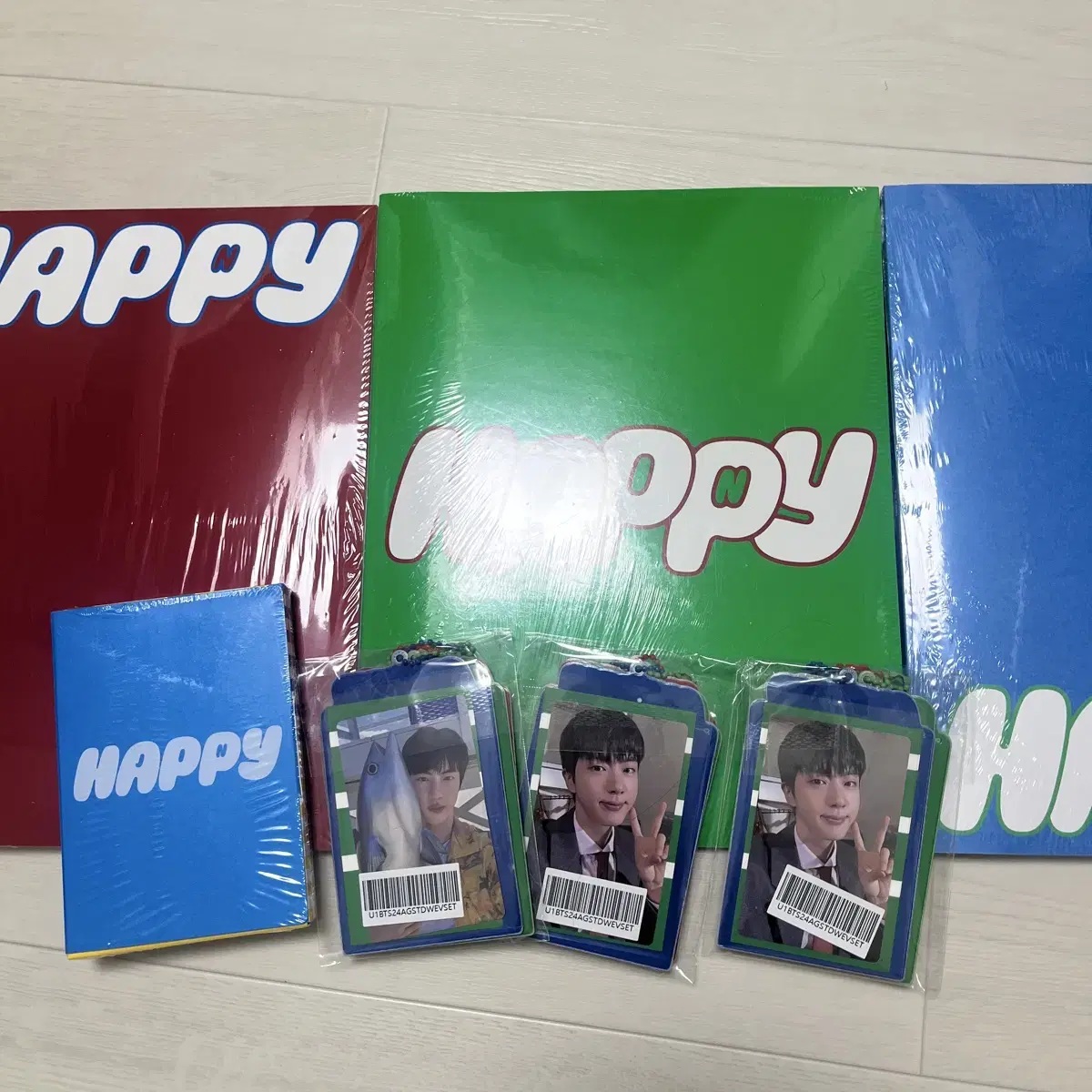 Bangtan jin Seokjin Happy Solo album wts Set weverse Pre-order benefits