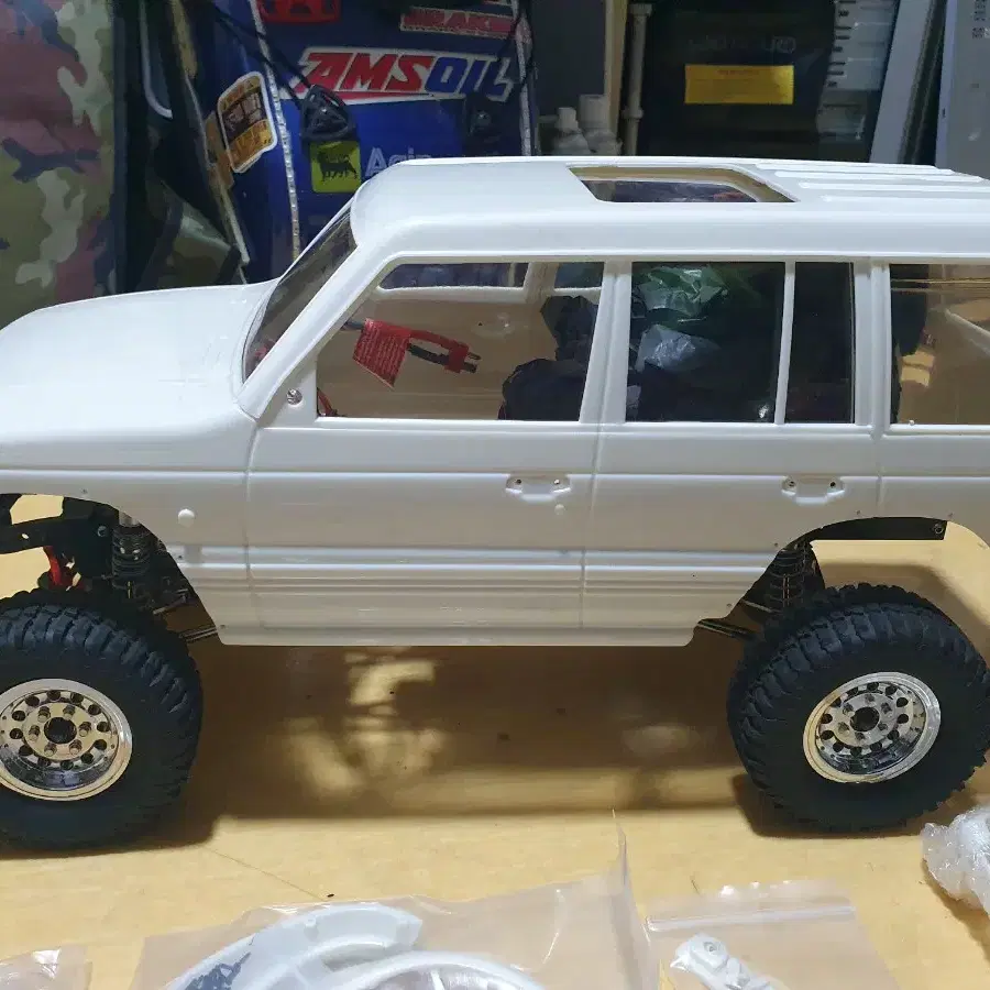 rc카 Scx-10 메탈 파제로 팝니다