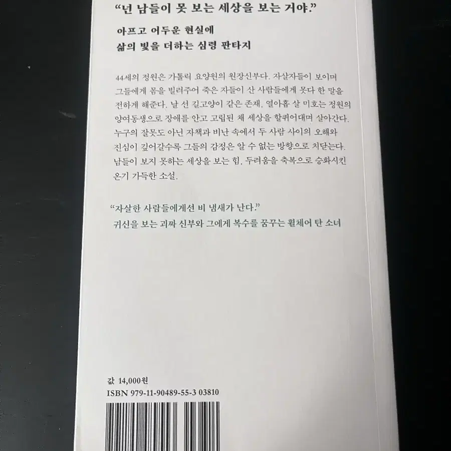 소설책) 검은 옷의 남자와 그가 주운 고양이