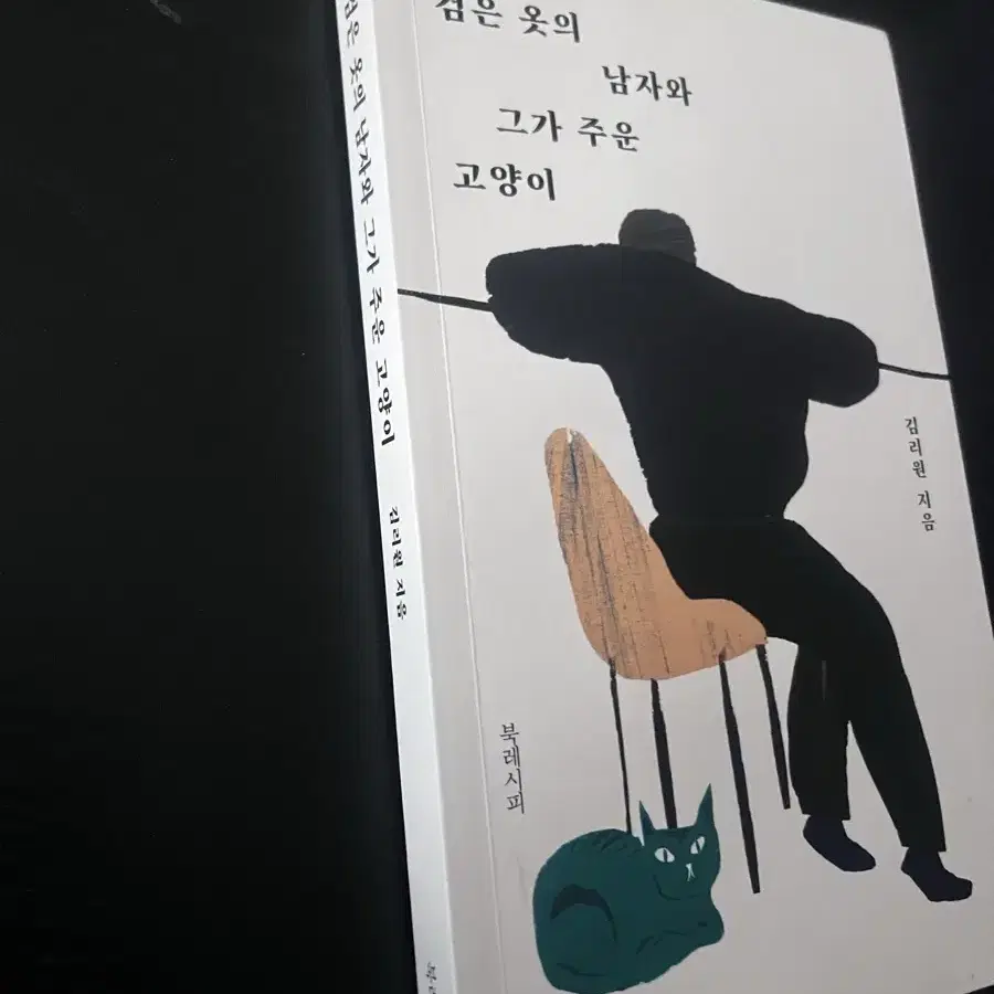 소설책) 검은 옷의 남자와 그가 주운 고양이