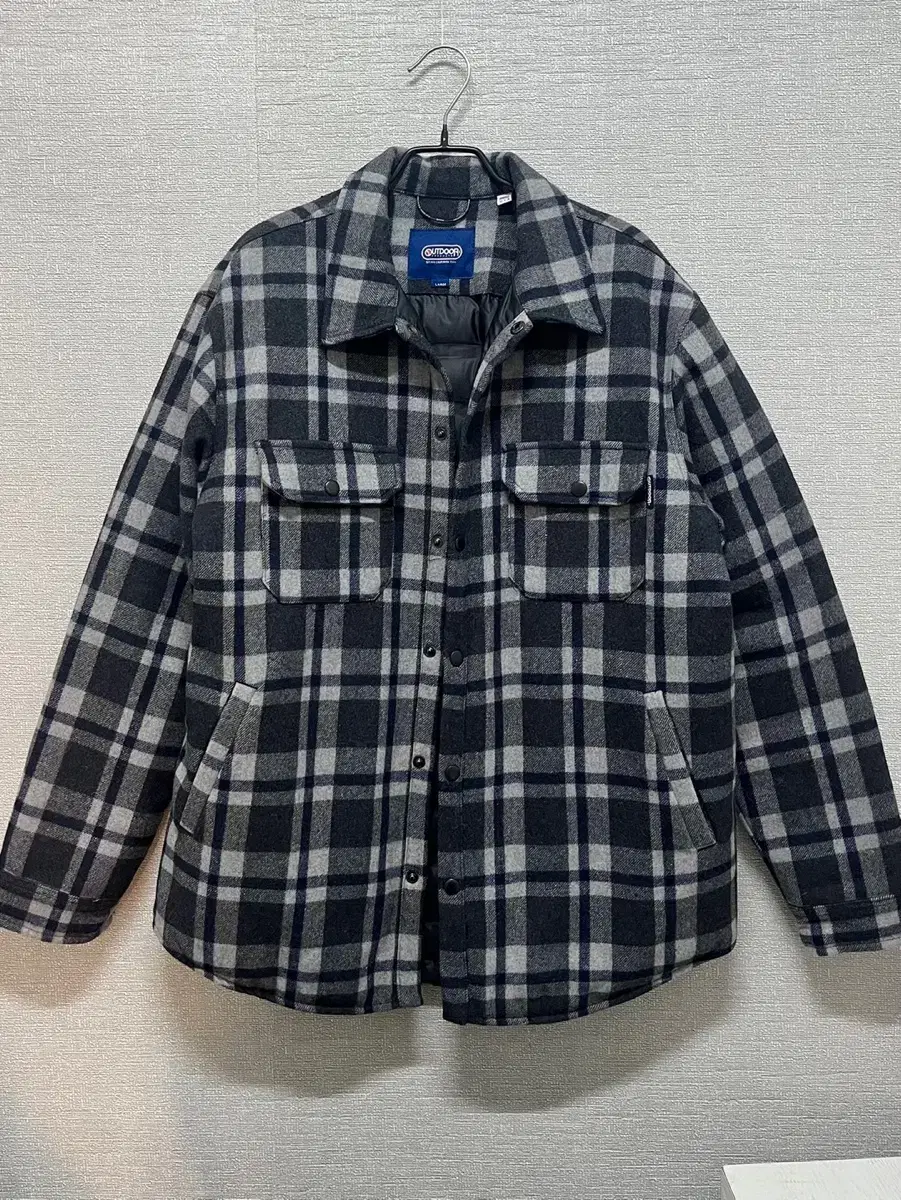 Outdoor Products Wool Check Quilted Jacket