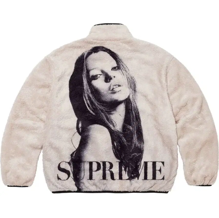 [NEW] Supreme x Kate Moss Fleece Jacket Natural 24FW