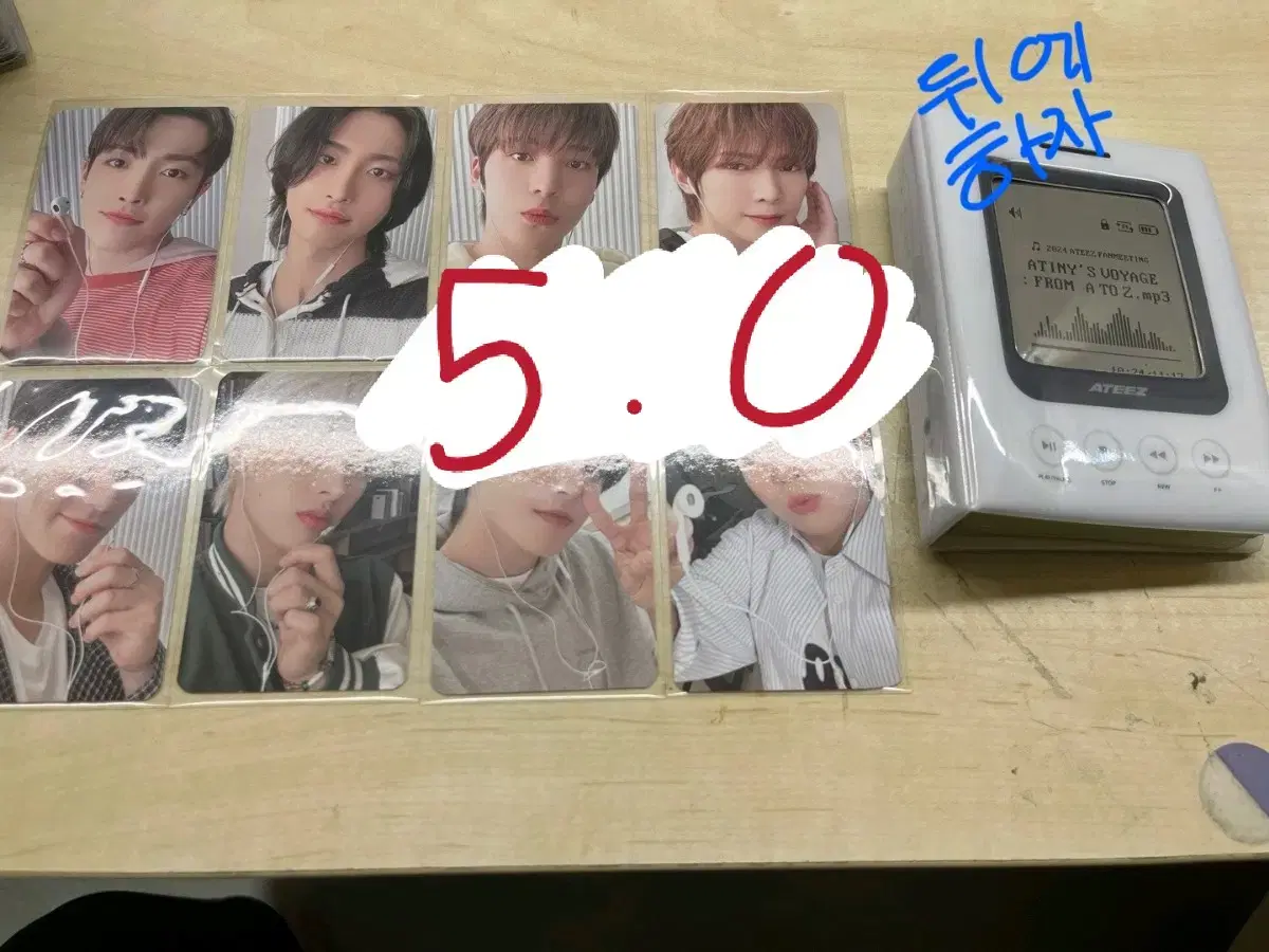 ateez fanmeeting binder set sell!(hongjoongseonghwayunhoyeosangsanmingiwooyoungjongho)