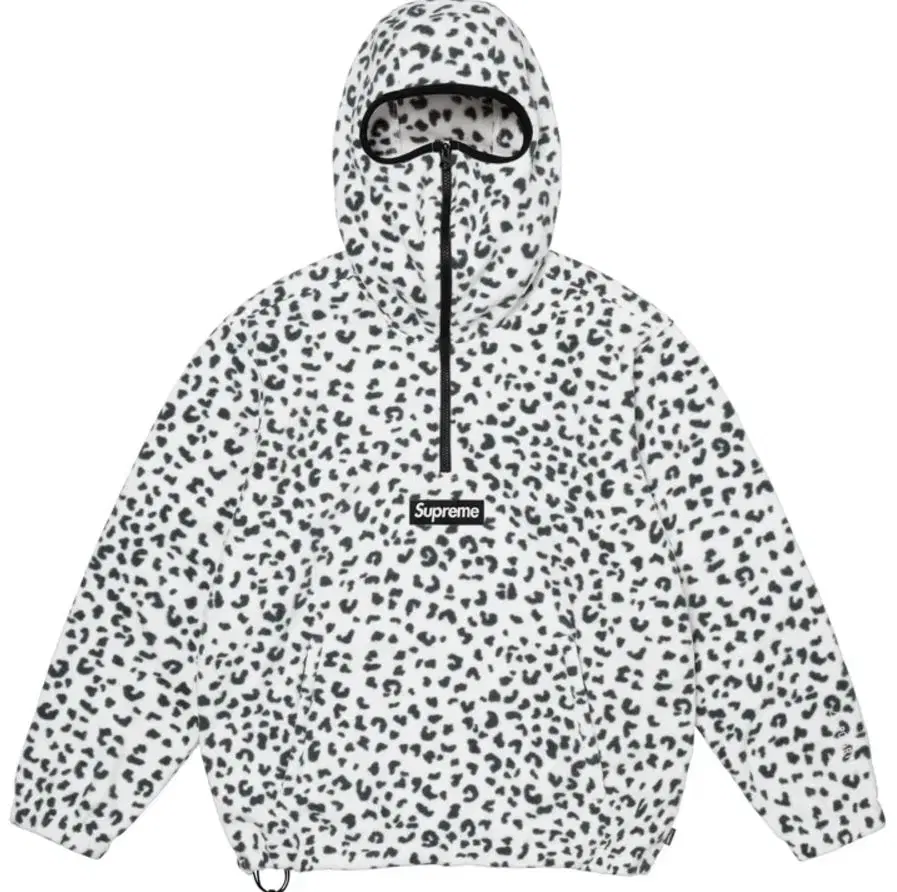 [NEW] Supreme Polartec Facemask Half Zip Hooded Sweatshirt 24FW