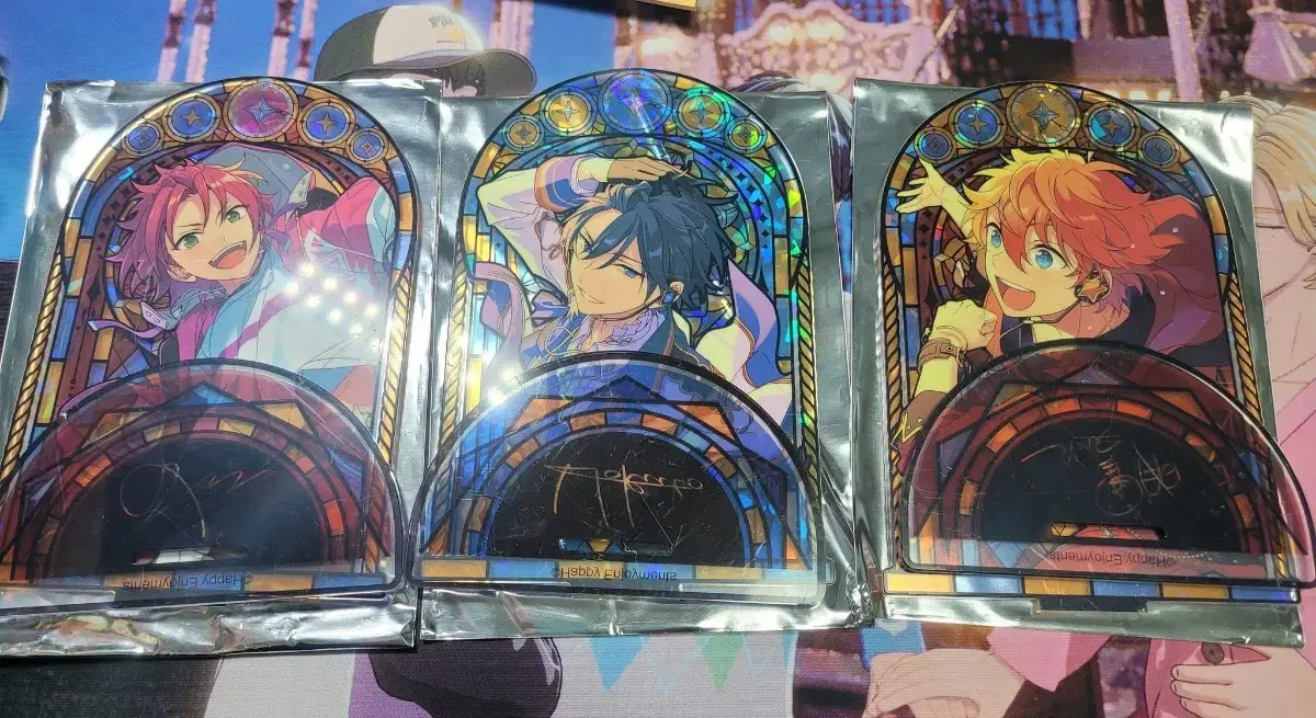 Anstar Stained Glass Acrylic Stand wts Mao Hokuto Subaru Tetora Adoni